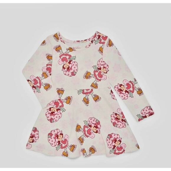 NWT STRAWBERRY SHORTCAKE TODDLER GIRLS HOLIDAY DRESS - Picture 2 of 5